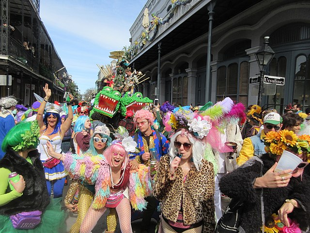 Mardi Gras holiday in New Orleans